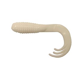 Big Bite Baits 2" Triple TIP GRUB/White (10 Pack)