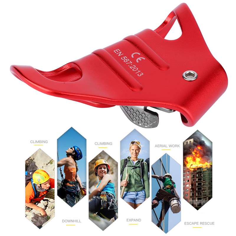 Mountaineering Climbing Chest Ascender Rappelling Gear Equipment Rope Clamp for