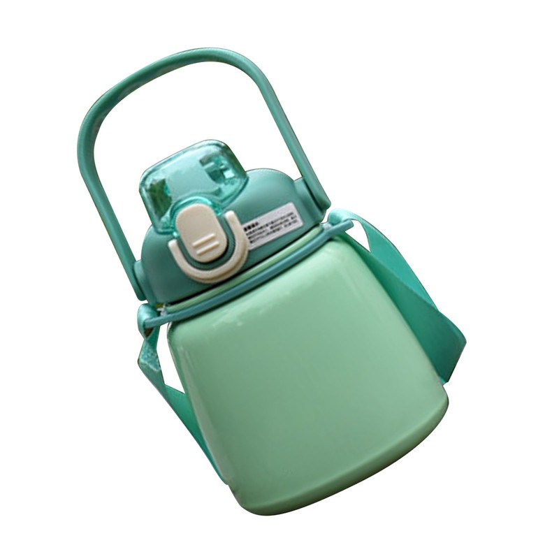 Insulated Water Bottle 650ML 304 Stainless Steel Straw Bottle for