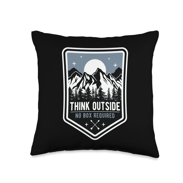 Smarty Pants Designs Think Outside No Box Required, Hiking, Camping,