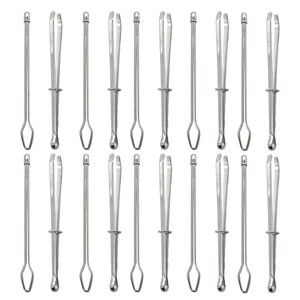 20Pcs Bodkin Drawstring Threader,Needle Elastic Threader,Sewing Tools,Bodkin Sewing Tool,Self-Locking Tweezer