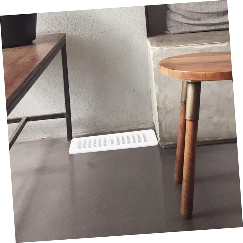 MERRYHAPY Floor Air Vent Cover White Ventilation Grille Practical Air