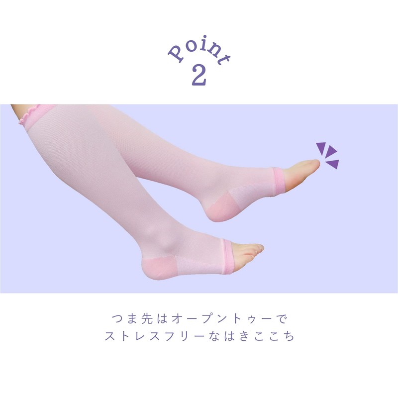 Chica Hurra Compression Socks, High Socks, 8.7 - 9.8 inches