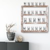 DoubleFill Wood Shot Glass Display Case Shot Glasses Holder Wall