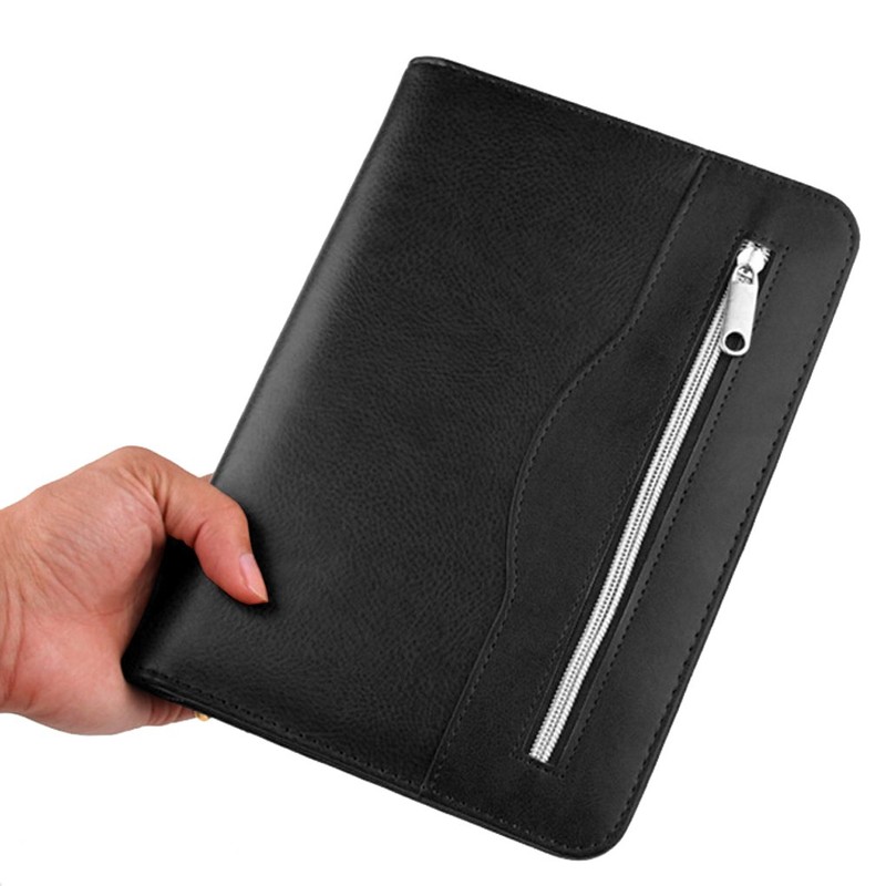 Gift for Men,SAYEEC A5 Executive Conference Folder Travel Portfolio Ringbinder