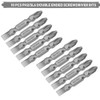 Saipor 10pcs PH2/SL6 Double Ended Screwdriver Bit, #2 Phillips/No. 6