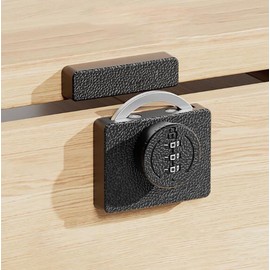 Cabinet Password Padlock, keyless Rotating Lock, Combination Lock for Household Safety Storage cabinets, Gardens