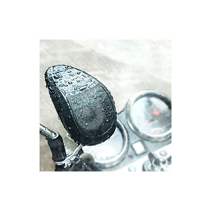 Yolispa Altavoces Bluetooth para motocicleta, un par de altavoces Bluetooth