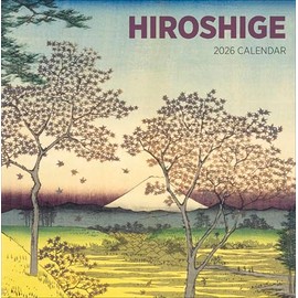Wall Calendar 2026, Hiroshige Art, 12 Months, Large Grid Design Featuring 12 Artworks