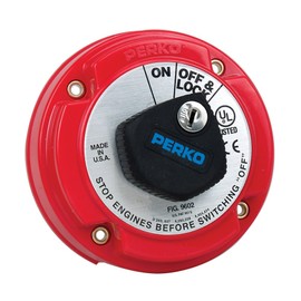 1 - Perko Medium Duty Main Battery Disconnect Switch w/Key Lock