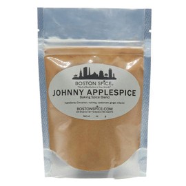 Boston Spice Johnny Applespice Appleseed Baking Spice Blend Pumpkin Pies Cakes Fudge Cupcakes Desserts Pastry Brownies Apple Pie (1/4 Cup Spice wt. 0.9oz/27g)