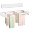 Vikaqi Wall Mounted Clothes Drying Rack 23.6", Foldable Wall Mount