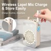 PRUNUS A10 Voice Amplifier Wireless with Lavalier Microphone Charging &Storage,Portable