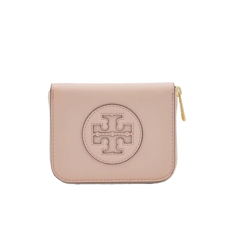 Tory Burch Blush Bio Ella Small Zip Wallet