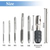 Mesee 6Piece Tap Wrench Tool Set, Adjustable T-Handle Ratchet Tap