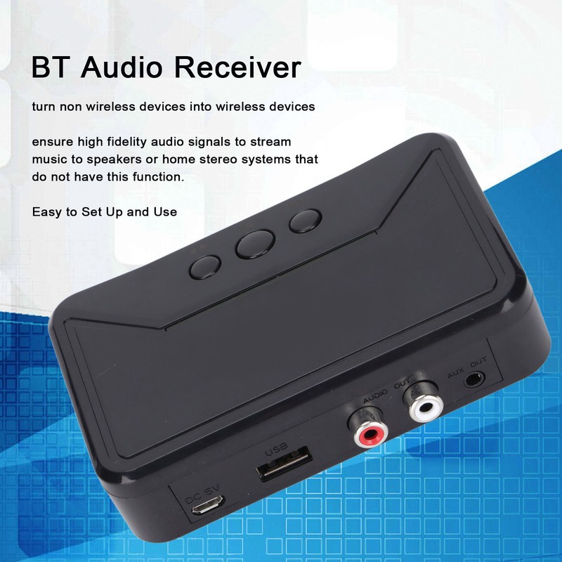 BT Audio Receiver NFC BT 5.0 Wireless Adapter for Home