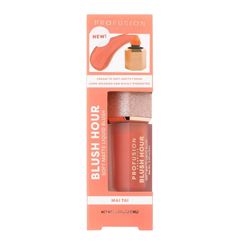 Profusion Cosmetics BLUSH HOUR LIQUID CREAM BLUSH - MAI TAI,