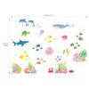 DECOWALL DS9-2014 Under The Sea Wall Stickers Wall Decals Peel