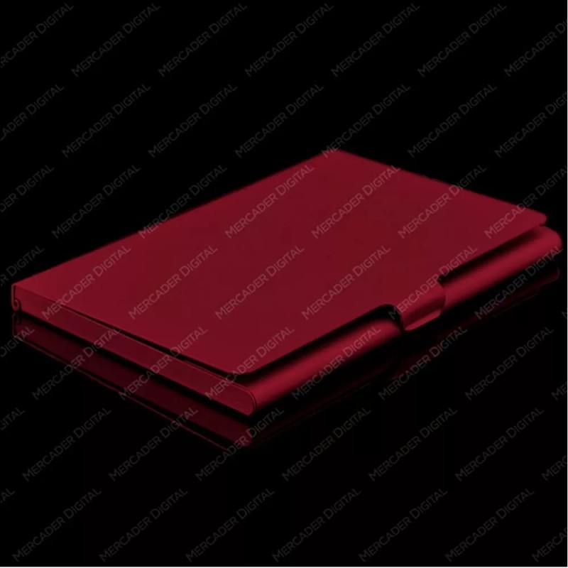 Mercader Digital Paquete De 10 Tarjetero Metálico Aluminio Tarjeta /