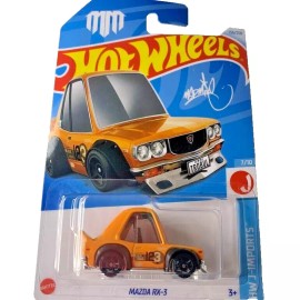 HOT WHEELS 2024 MAZDA RX-3 ORANGE 156/250 HRY71 HW J-IMPORTS F. CAMPBELL DESIGN