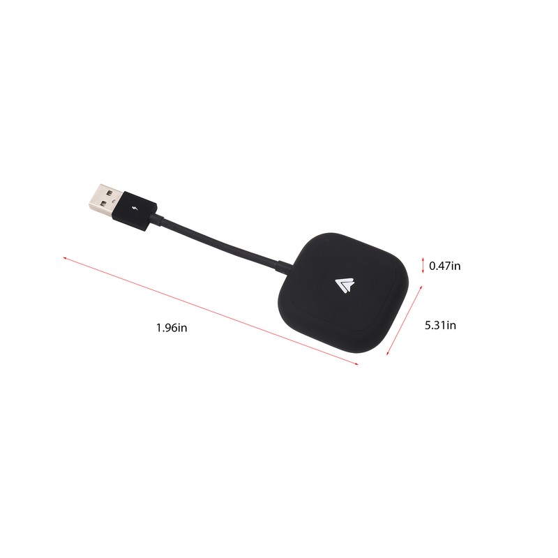 Car Wireless Adapter Plug Play Dongle Converts Wired to Wireless
