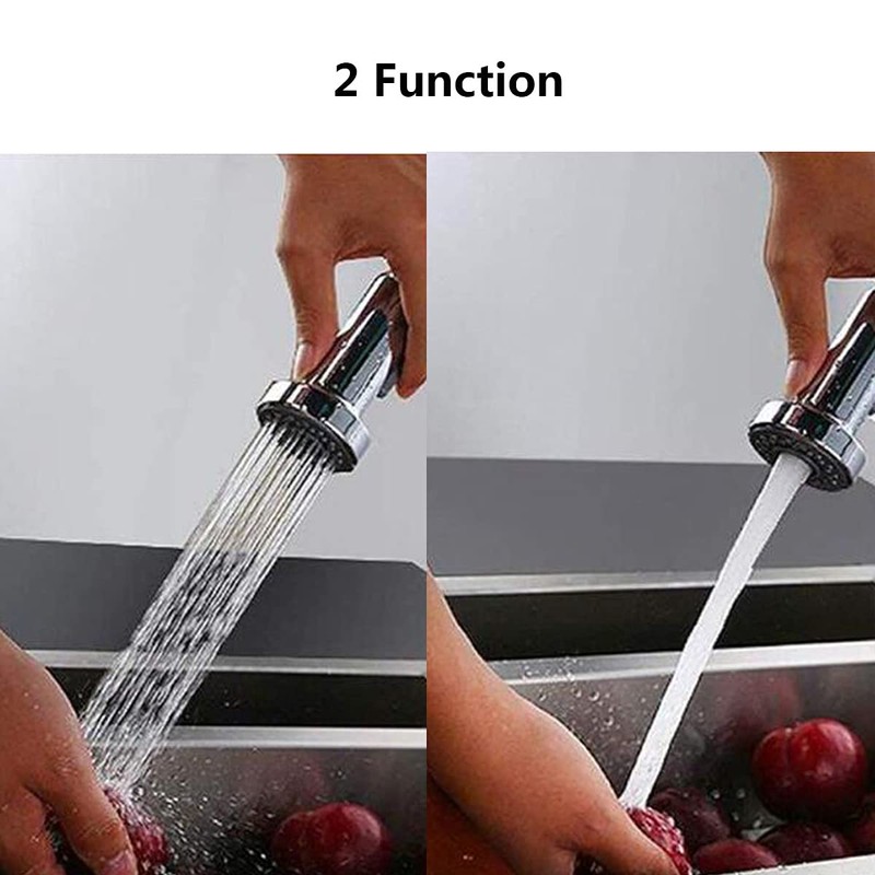 2-Function Kitchen Sink Tap Head Replacement - Pull Out Sprayer