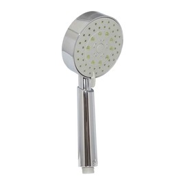 Shower Head with Self Powered Flow Meter, Water and Energy Saving Design (Five Function, Chrome)