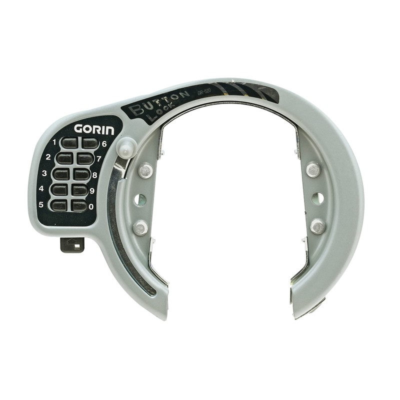 Gorin GR520-SL Combination Lock Button Type Ring Lock Silver