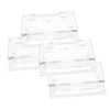 BIUDECO 4pcs Empty Eyeshadow Pans Refillable Square Cosmetic Cases Lightweight
