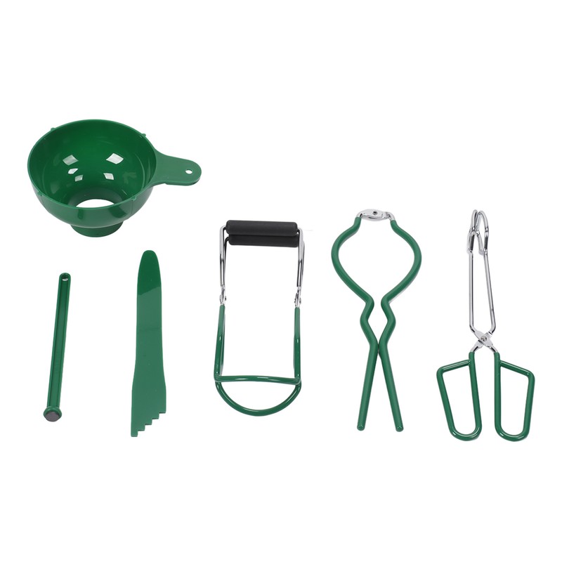 6 Pcs Canning Kit Canning Funnel Tong Bubble Popper Jar