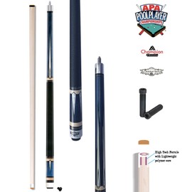 2021 Champion Lost Pieces Series Pool Cue Stick, Low Deflection Shaft, Pro Taper, Cue Extension, Model: LPC2 (LPC2 Pool cue (Only Cue), 19oz)