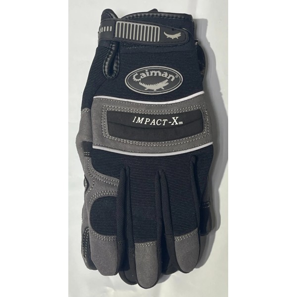 Caiman Durable Leather Mechanics Construction Protective Comfortable Work Gloves MEDIUM
