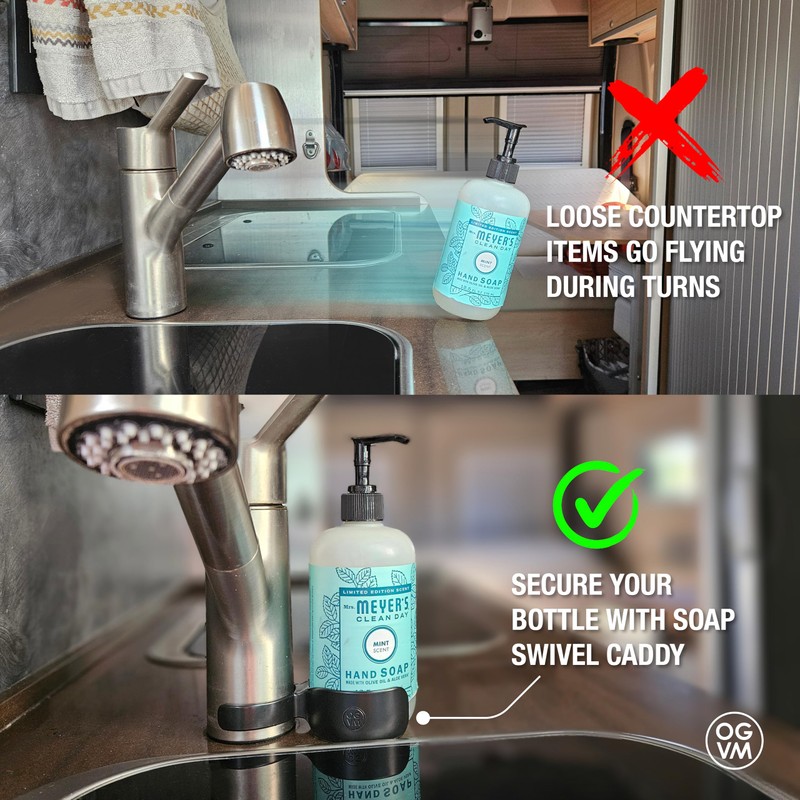 OpenGlass Van Mods - Soap Swivel Caddy - Van Accessories