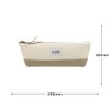 [Luddite] Radite Pencil Case, Two-Tone Boat Pencil Case, Slim, beige,