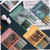 TEHAUX 3sets Retro Floral Memo Pad Convenient Tearable Sticker Notepads