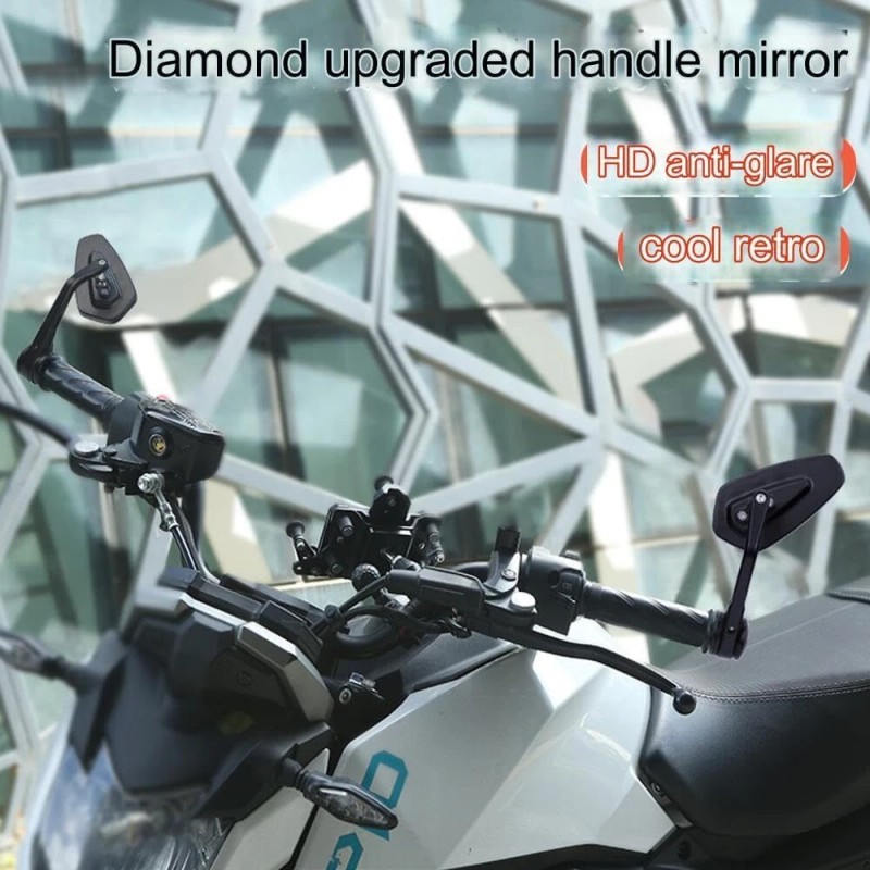 GOODFITMENT Motorcycle Folding 7/8" Bar End Side Mirrors For Harley