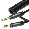 kenable PRO 22AWG COILED 3.5mm Stereo Jack Cable AUX Headphone