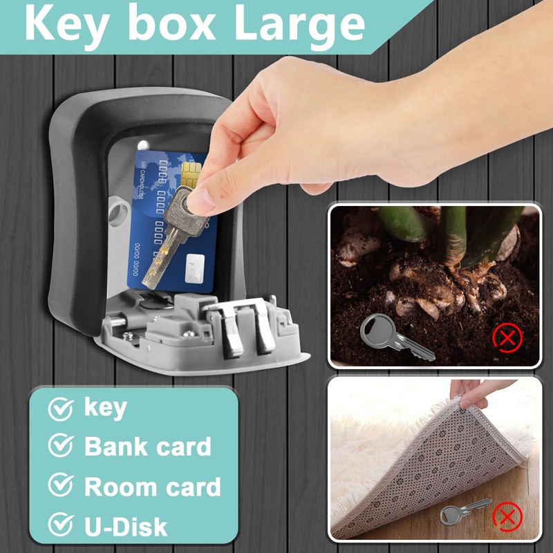 Key Safe Combination Code, Key Safe Outdoor, Key Cabinet with