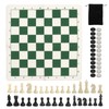 Portable Chess Checkers Set for Kids Adults Folding Roll Up