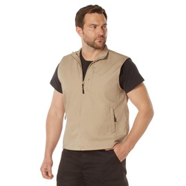 Rothco Undercover Travel Vest, Khaki, Large