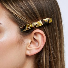 3 PCS French Hair Barrettes Rectangle Vintage Hair Clips Small Cute Hair Accessories for Women Suitable for Thin Long Short Hair