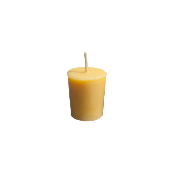 Honey Candles Pure Beeswax Candle Votive (Natural) - 2 Inch