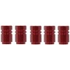 Sumex 4006975 Valve Caps Aluminium Hexagonal - Red