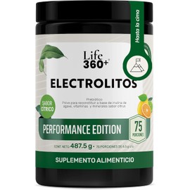 LIFE 360+ Electro Mix Electrolitos en Polvo 487.5 g 6.5g por porción