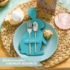 Papierdrachen 4 Felt Cutlery Holders – Easter Decoration – Rabbit