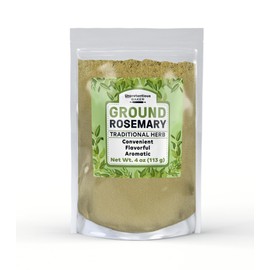 Unpretentious Ground Rosemary, 4 Ounce, Cooking Herb, Aromatic Flavor, Steak & Lamb