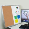 Cork Board White Board Combo - 24 x 24 Dry