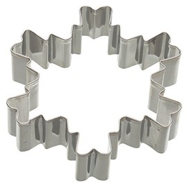 KitchenCraft Christmas Snowflake Cookie Cutter, Stainless Steel, 9 x 9 x 2.5 cm