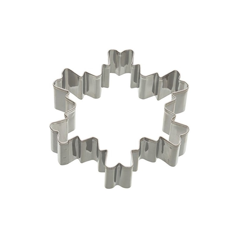 KitchenCraft Christmas Snowflake Cookie Cutter, Stainless Steel, 9 x 9