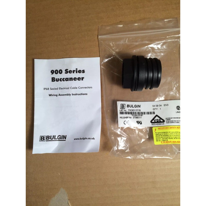 Bulgin Buccaneer 900 series 7 Prong (fem) IP68 Sealed Electrical